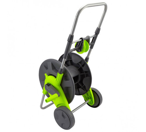 Візок-котушка для шлангу Aquapulse 1/2" 60 м. Садовий візок для шлангу з укладачем. Легкий візок для шлангу