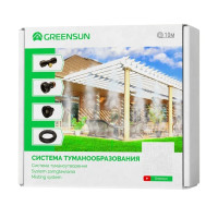 Система туманоутворення Greensun 10 м Туман для охолодження альтанок Туманоутворення для оранжереї