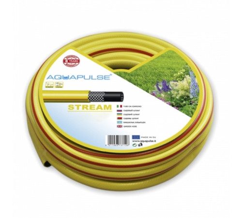 Шланг поливальний Aquapulse Stream 30 м 5/8" Тришаровий садовий шланг Гнучкий шланг для поливу