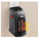 Тепловентилятор Handy Heater 400 Вт 165х100х85 мм Компактний кімнатний нагрівач Електричний тепловентилятор з таймером