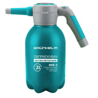 Обприскувач акумуляторний Grunhelm GHS-2 2 л Ручний обприскувач на акумуляторі Електричний садовий обприскувач
