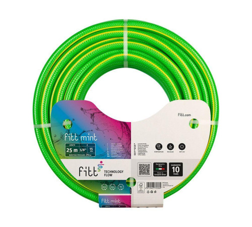 Шланг для поливу Fitt Mint 1/2" 25 м Поливний шланг для дачі Садовий 4-шаровий шланг
