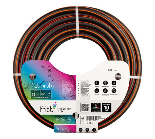 Шланг для поливу Fitt Profy 3/4'' 50 м Армований шланг для поливу Міцний шланг для поливу