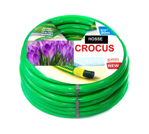 Шланг для поливу Presto-PS Crocus d 3/4" 20 м Міцний шланг для поливу городу Садовий поливальний шланг