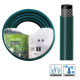 Шланг для поливу Aquapulse Idro Green 3/4" 20 м Тришаровий садовий шланг Зелений шланг для поливу газону