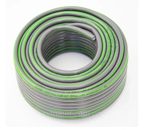Шланг для поливу Symmer Garden Construction 1/2" 30 м Чотиришаровий садовий шланг для поливу Садовий шланг