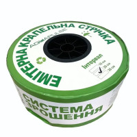 Емітерна крапельна стрічка Aquapulse 1.38 л/г Крок 10 см 1000 м Крапельна стрічка емітерна для городу