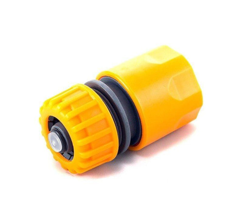 Конектор для шлангів Yimai 5810 1/2"-5/8" З аквастопом Садовий з'єднувач на шланг Пластиковий конектор на шланг