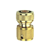 Конектор металевий для шлангу Yimai 5809С 1/2"-5/8" Металевий конектор для поливального шлангу З'єднувач для шлангів