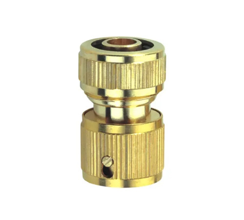 Конектор металевий для шлангу Yimai 5809С 1/2"-5/8" Металевий конектор для поливального шлангу З'єднувач для шлангів