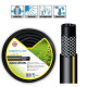 Шланг поливальний Aquapulse Black Crystal 1"x50 м  Садовий шланг для поливу Тришаровий садовий шланг