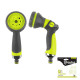 Пістолет для поливу Bradas Ergonomic Lime line LE-5114 8-функціональний пістолет-розпилювач Водяний пістолет для поливу