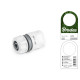 Конектор 3/4" Bradas Standard White Line WL-2130 Пластиковий конектор для садового шланга