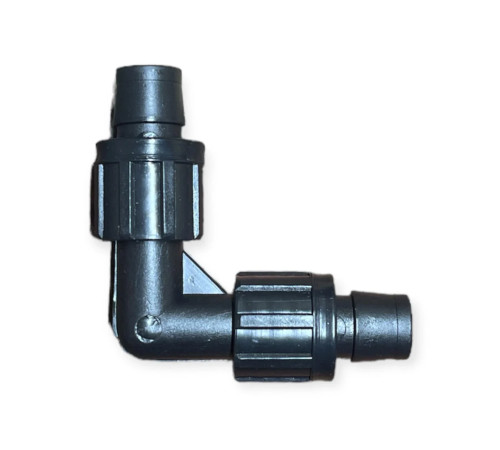 Коліно затискне для крапельної стрічки Santehplast Коліно для зрошувальної системи