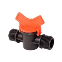 Кран для поливу 1/2" х 1/2" із зовнішньою різьбою Santehplast SL-011-8 Фітинг-кран для системи крапельного поливу