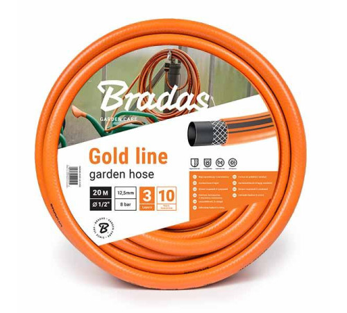 Шланг для поливу Bradas Gold Line WGL1/230 1/2" 30м ПВХ шланг для поливу ділянки