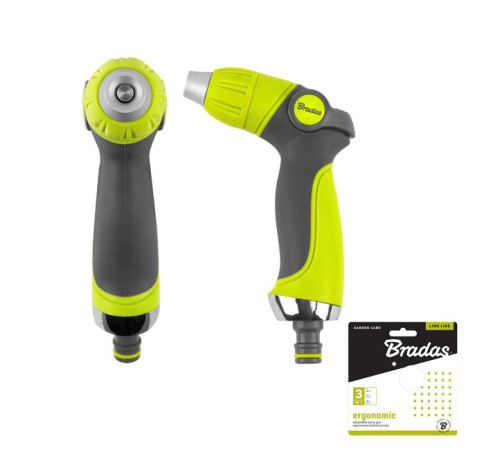 Пістолет для поливу регульований Bradas Lime Line Ergonomic LE-5113 Пістолет для поливу саду