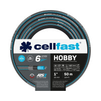 Шланг садовий Cellfast Hobby ATS2 1” 50 м Поливальний шланг для теплиць Шланг шестишаровий для поливу
