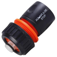 Коннектор для шлангів Aquapulse 3/4" Stop Пластиковий коннектор для садових шлангів
