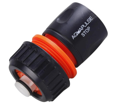 Коннектор для шлангів Aquapulse 3/4" Stop Пластиковий коннектор для садових шлангів