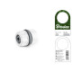 Муфта з'єднувальна 1/2" Bradas White Line WL-2100 Пластикова з'єднувальна муфта для шланга