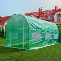 Теплиця садова Мрія P4 Зелений 6м2 2х3м Парник каркасний Готова теплиця