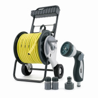 Набір Візок-котушка Rehau зі шлангом Pro Line 1/2" 13 мм 50 м та аксесуарами, комплект для поливу