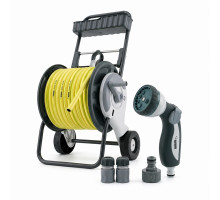 Набір Візок-котушка Rehau зі шлангом Pro Line 1/2" 13 мм 50 м та аксесуарами, комплект для поливу