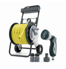 Набір Візок-котушка Rehau зі шлангом Pro Line 1/2" 13 мм 50 м та аксесуарами, комплект для поливу