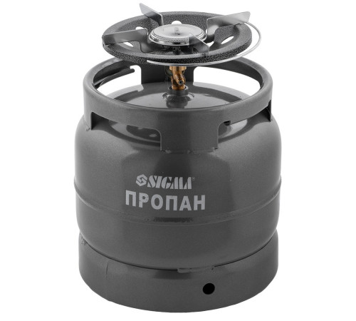 Балон газовий з конфоркою 15л SIGMA 2903261 туристичний