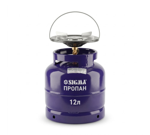 Балон газовий з конфоркою 12л SIGMA 2903241 туристичний