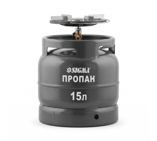 Балон газовий з конфоркою 15л SIGMA 2903261 туристичний