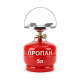 Баллон газовый с конфоркой 5л SIGMA (2903211) Газовый баллон с горелкой | Туристический газовый баллон