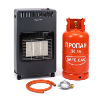 Газовий комплект інфрачервоний газ Vilgrand VGH 421 з балоном 26,4 л Газовий інфрачервоний обігрівач