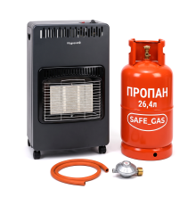 Газовий комплект інфрачервоний газ Vilgrand VGH 421 з балоном 26,4 л Газовий інфрачервоний обігрівач